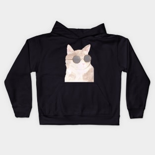 Sunglasses cat Kids Hoodie